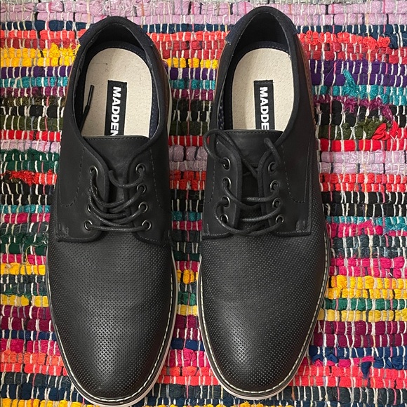 Steve Madden Black and Brown Men's Derbys - Picture 2 of 10